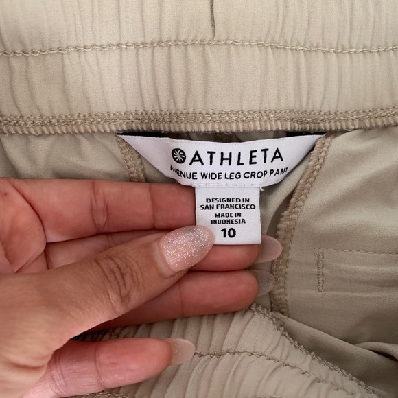 Athleta Wide Leg Crop Pants - Picture 4 of 5